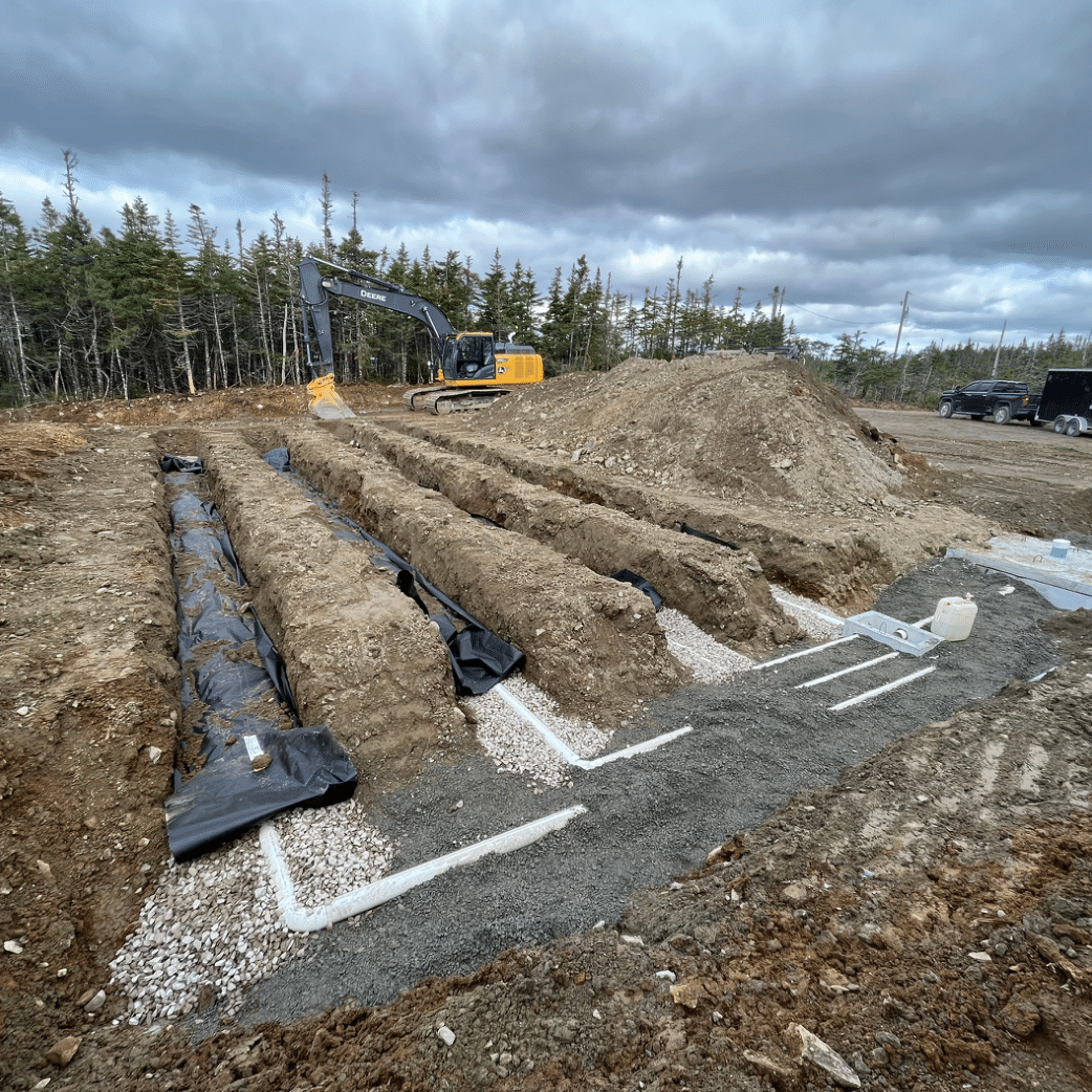 septic system in the works