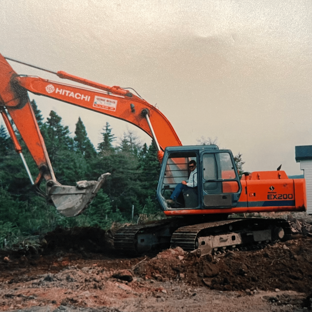 Old Dump Truck Parked